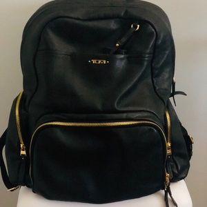 tumi voyageur carson leather backpack
